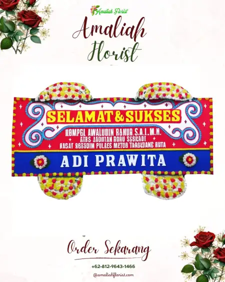 Papan Bunga Ucapan Selamat Sepanjang